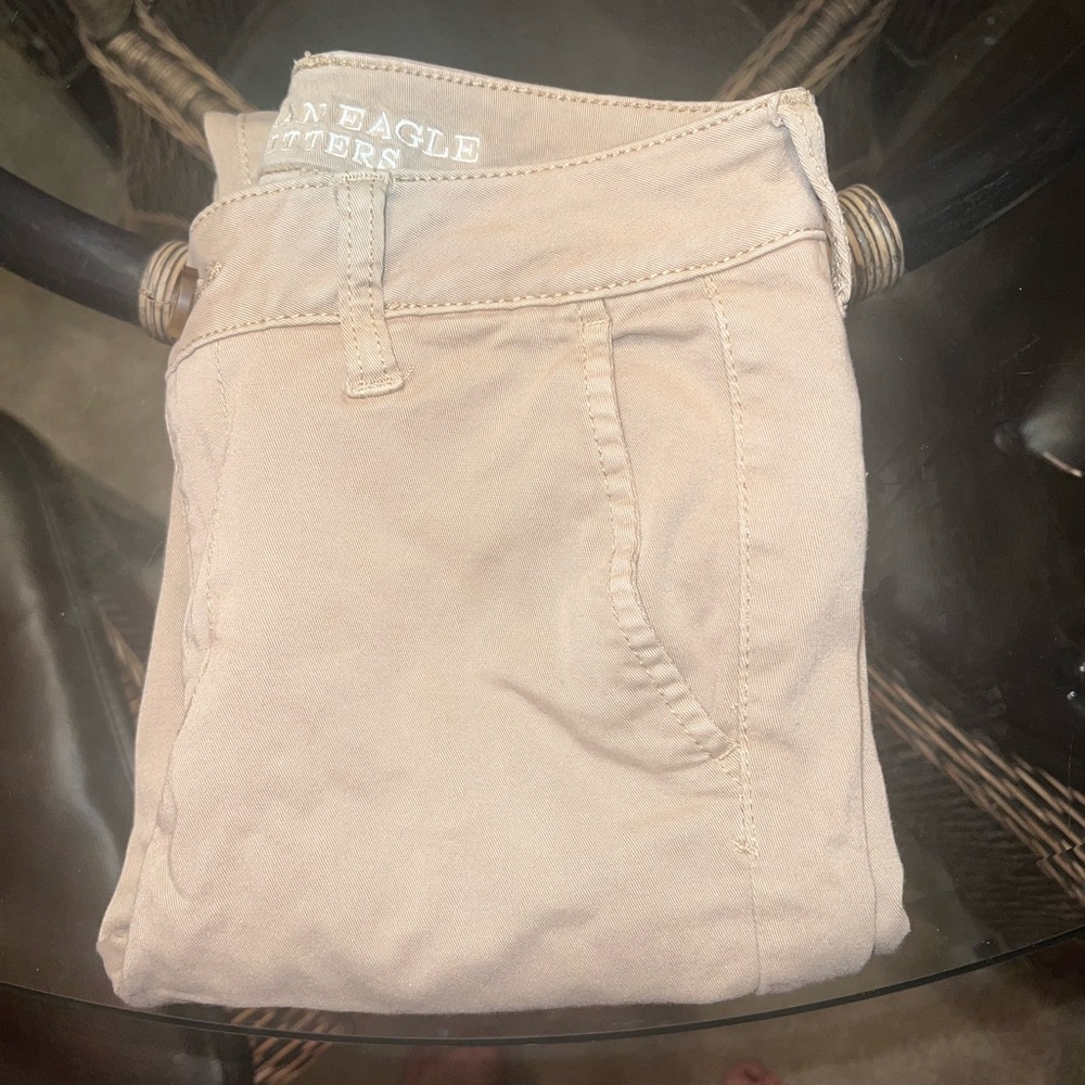 Woman’s tan skinny jeans size 2